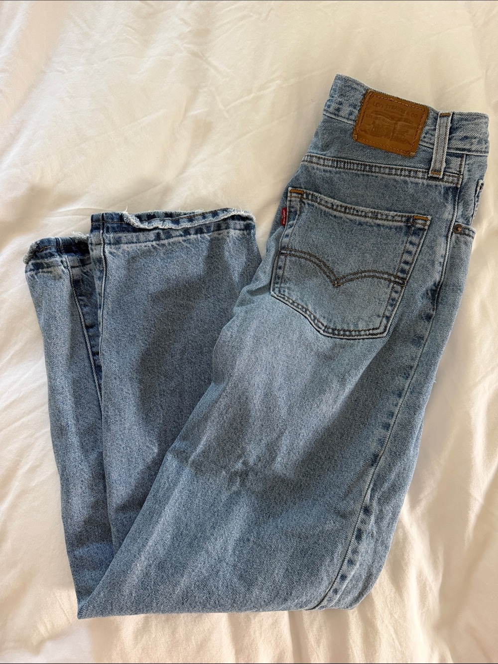 Levi's Light Blue Boyfriend Jeans - Baggy Fit